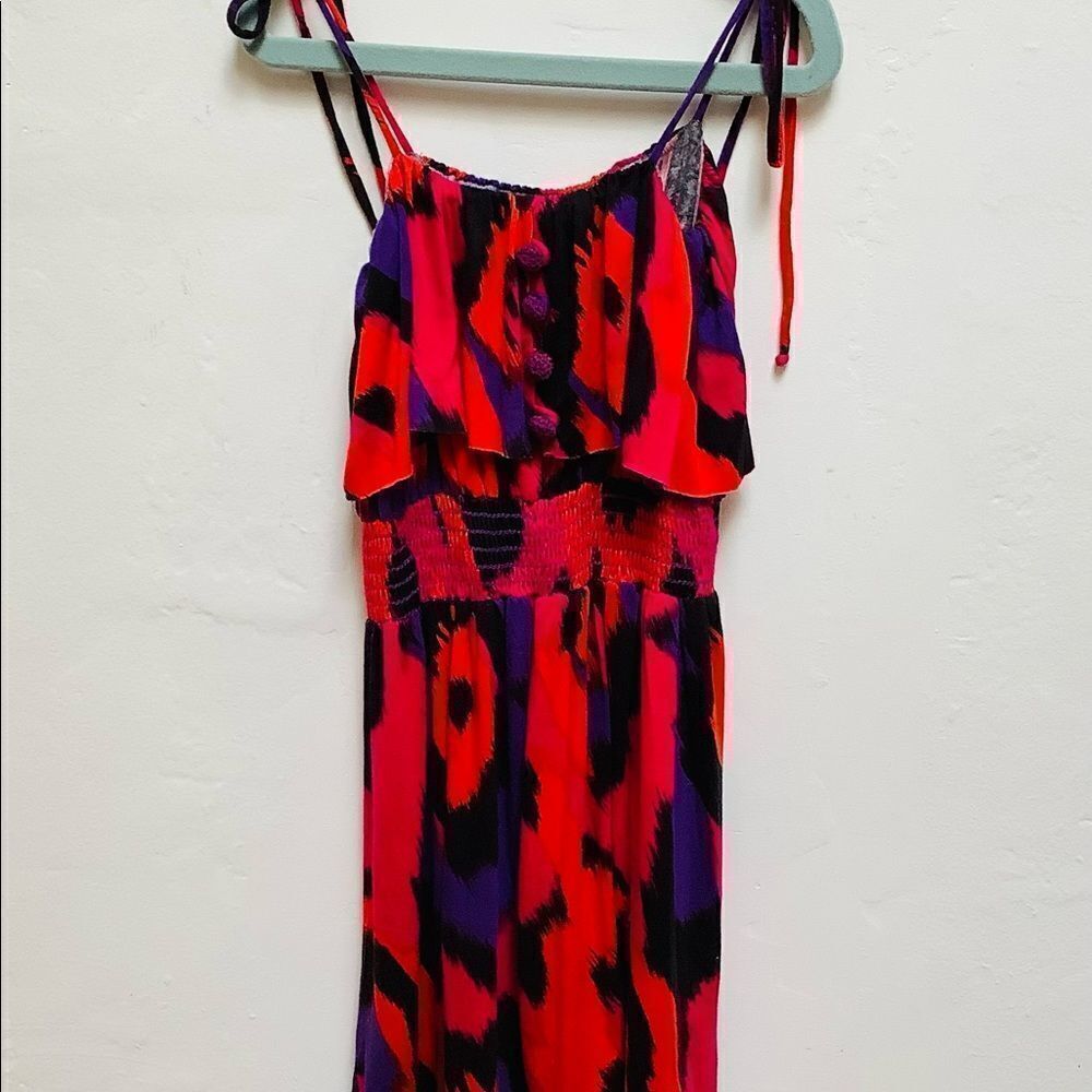 T-BAGS PRINT DRESS NWOT 7/8 - Picture 8 of 8